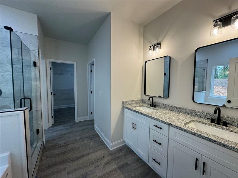 Furnished interior view inside a new home in , Toccoa (Image 9).