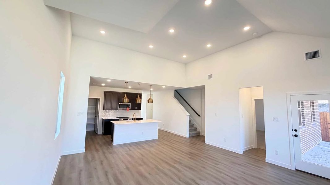 Open Kitchen-Living-Dining Room Construction Progress