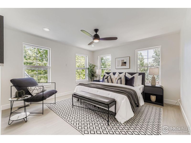 Furnished interior view inside a new home in , Denver (Image 16).