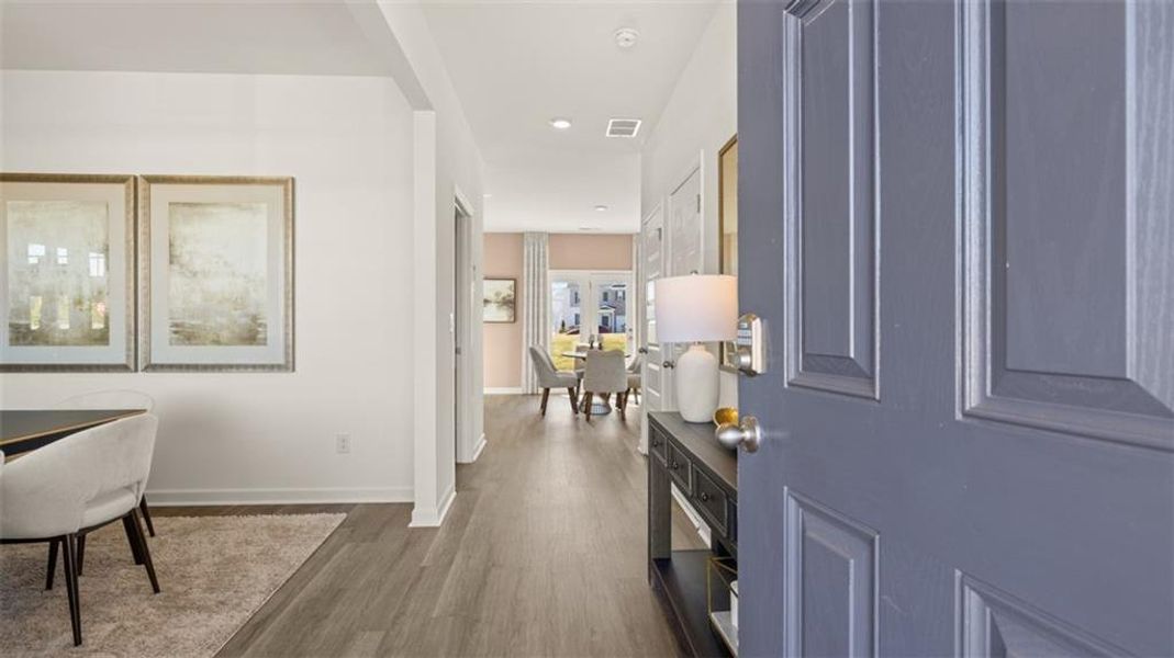 Furnished interior view inside a new home in Locust Grove Station - Cedar Ridge, Locust Grove (Image 29).