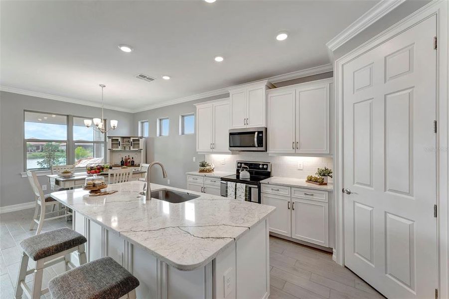 Furnished interior view inside a new home in , Nokomis (Image 9).