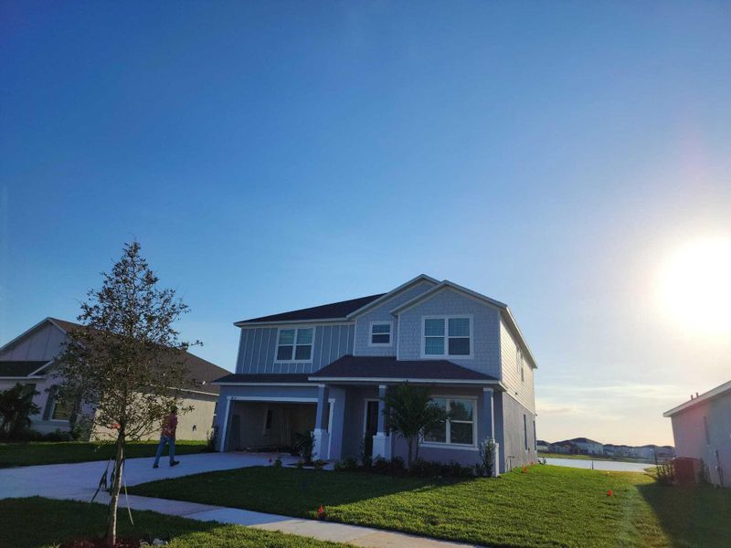 Front exterior of a new home in , Port St. Lucie, FL, highlighting curb appeal (Image 1). Front exterior of a new home in , Port St. Lucie, FL, highlighting curb appeal (Image 1).