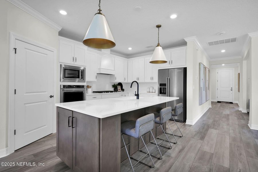 Furnished interior view inside a new home in , St. Johns (Image 15).