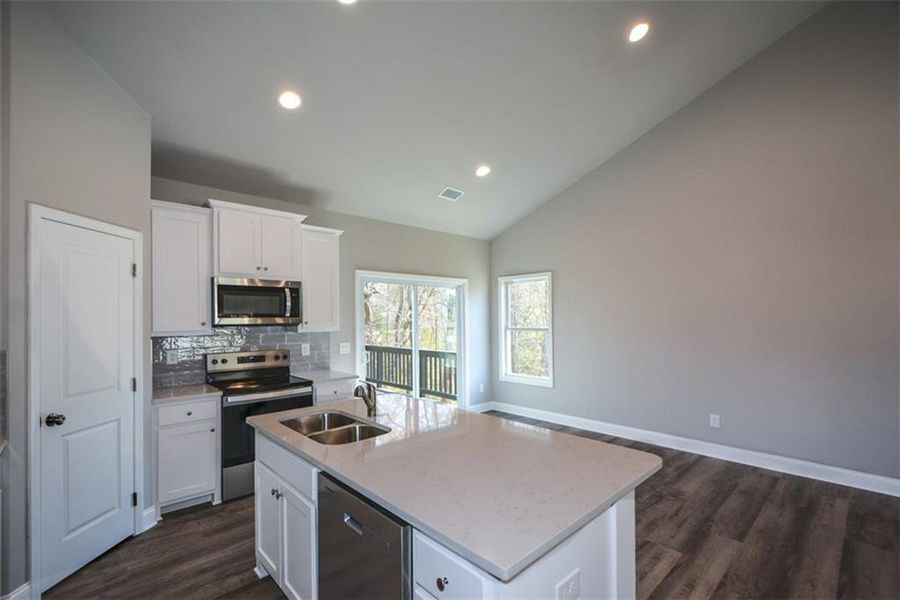 Furnished interior view inside a new home in , Winder (Image 8).