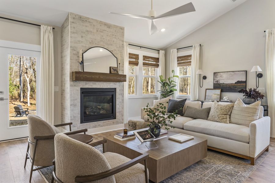 Representative furnished interior of a home built from the Whitmore by Hunter Quinn Homes in Walker's Pointe, Anderson (Image 12).