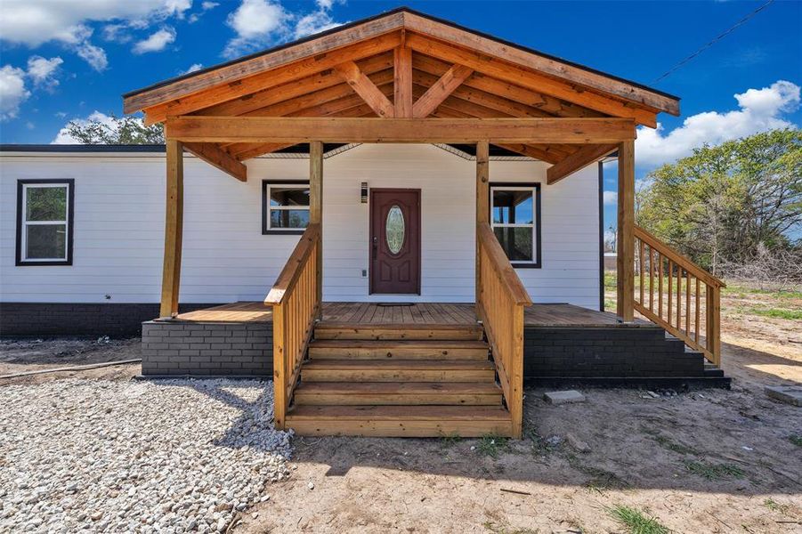 Exterior details and patio area of a home in , Purdon (Image 21). Exterior details and patio area of a home in , Purdon (Image 21).