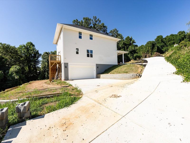 side view oversized garage side view oversized garage
