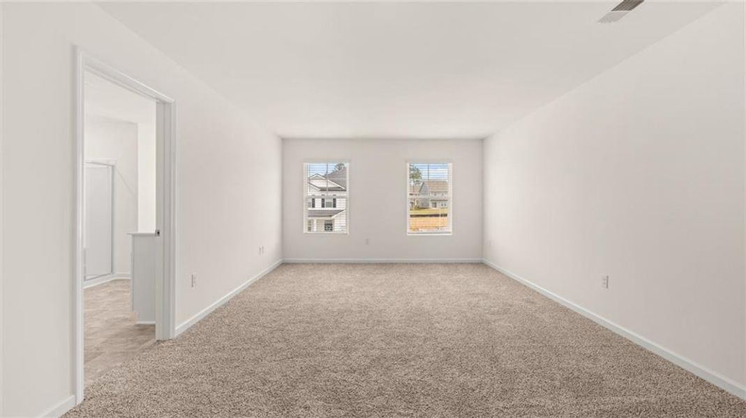 Spacious, unfurnished interior of a new home in The Preserve at Agricultural Village, Perry (Image 23). Spacious, unfurnished interior of a new home in The Preserve at Agricultural Village, Perry (Image 23).