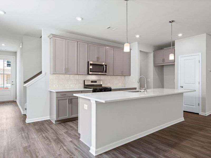 Representative furnished interior of a home built from the Cary A by Davidson Homes LLC in Lake Shore, Winder (Image 8).