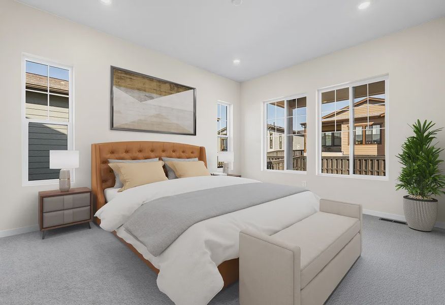 Homesite 70 Primary Bedroom - Virtually Staged - 14 of 16