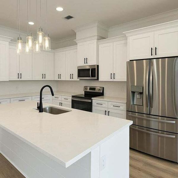 Furnished interior view inside a new home in , North Charleston (Image 9).