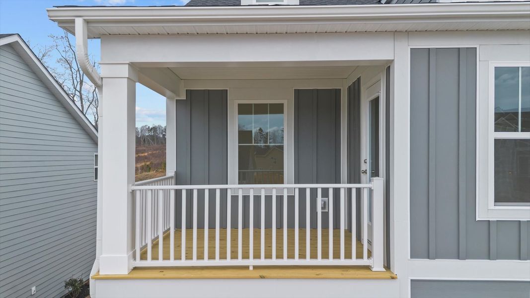 Functional design and eye-catching details in this accomplished single-family home at Pleasant Falls