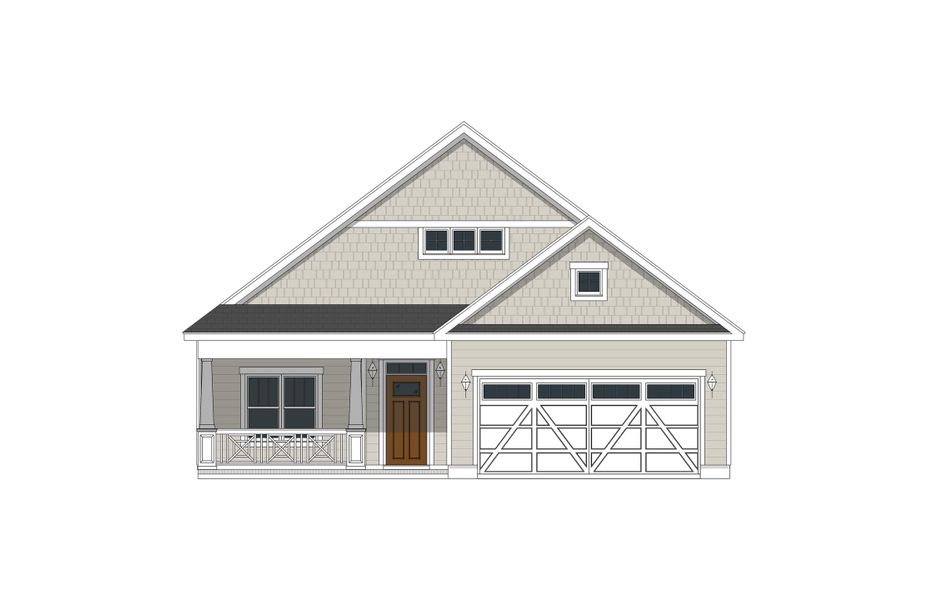 Representative exterior photo of a completed home built from the Beckett by Bill Clark Homes in The Sanctuary at Sunset Beach, Sunset Beach, NC (Image 32).