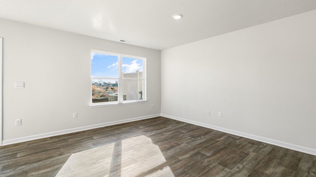 Spacious, unfurnished interior of a new home in The Townes at Honeycutt Oaks, Angier (Image 11).