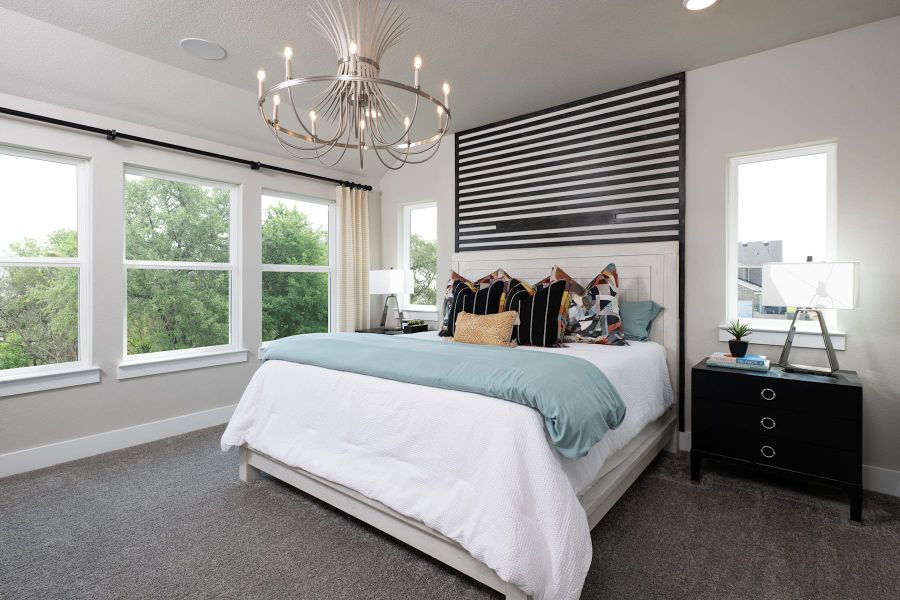 Representative furnished interior of a home built from the Poppy by Tri Pointe Homes in The Retreat at Harvest, Argyle (Image 10).