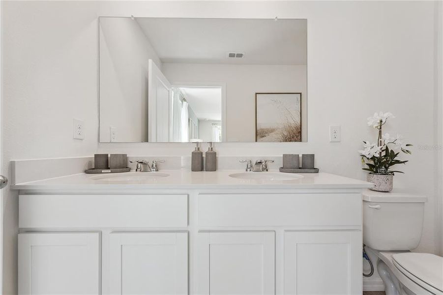 Furnished interior view inside a new home in Sandalwood, New Smyrna Beach (Image 28).