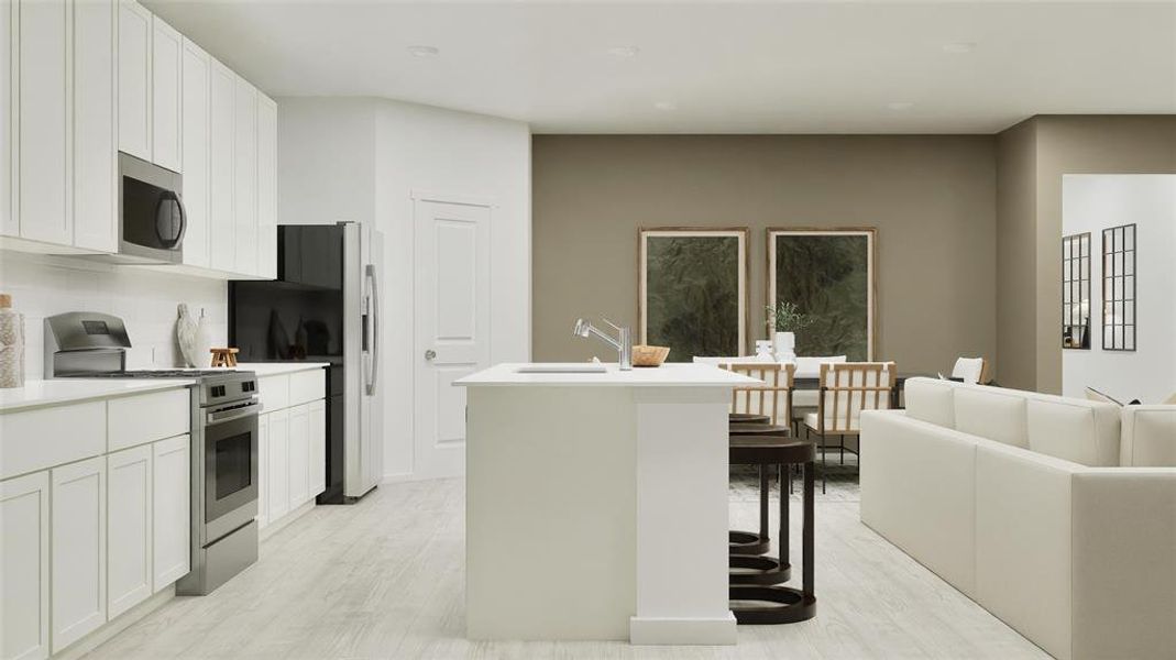 Furnished interior view inside a new home in West Square: Classic, White Settlement (Image 19). Furnished interior view inside a new home in West Square: Classic, White Settlement (Image 19).