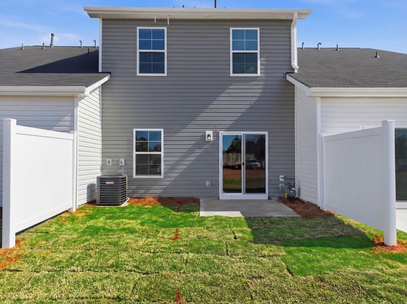 Exterior details and patio area of a home in Towns at Lake Greenwood, Greenwood (Image 3).