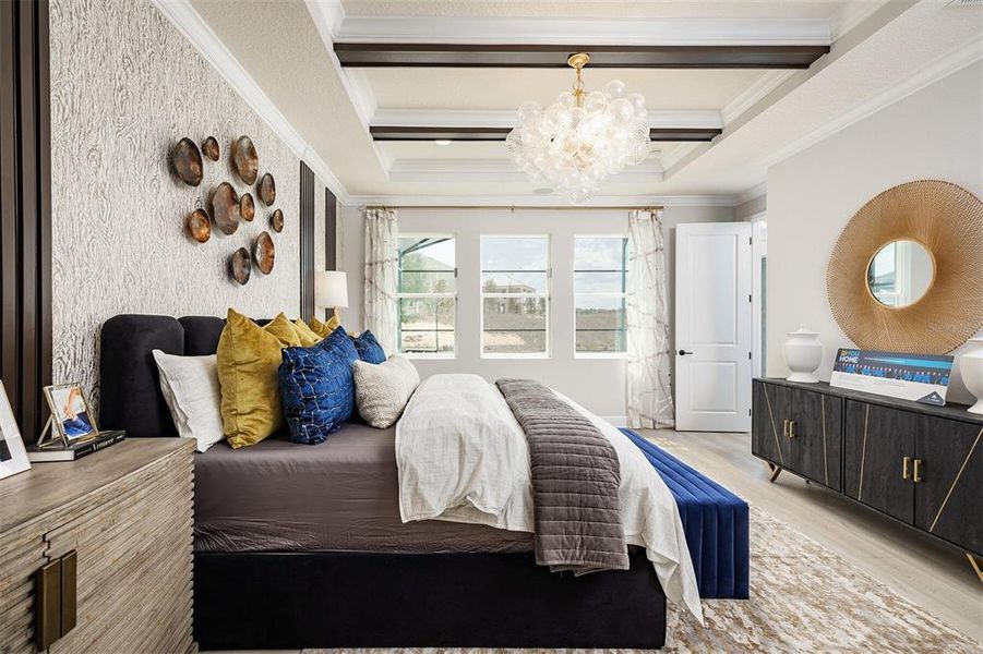 Furnished interior view inside a new home in Emerson Pointe, Apopka (Image 24). Furnished interior view inside a new home in Emerson Pointe, Apopka (Image 24).