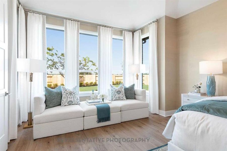 Furnished interior view inside a new home in Star Trail, Prosper (Image 15).