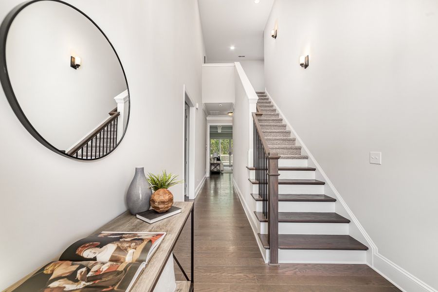 Representative furnished interior of a home built from the Madison by Greybrook Homes in Harbor Watch, Statesville (Image 5).