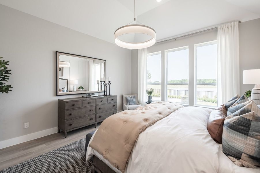 Representative furnished interior of a home built from the Verdin by Tri Pointe Homes in Pecan Ridge, Fulshear (Image 78).