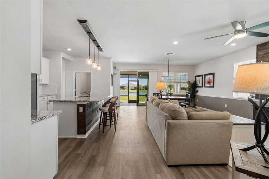 Furnished interior view inside a new home in Star Farms at Lakewood Ranch, Bradenton (Image 47).