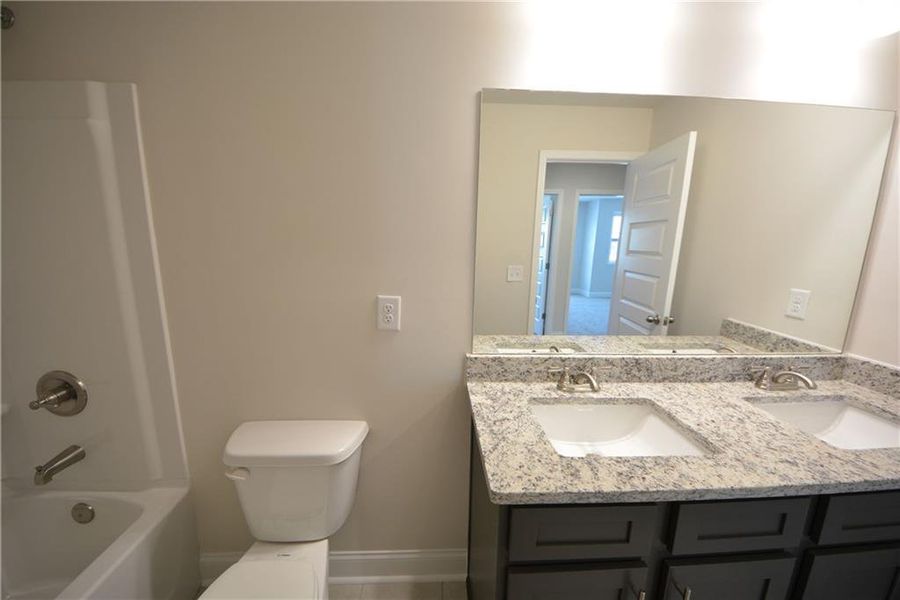 Furnished interior view inside a new home in Somerset at Riverbrook, Gainesville (Image 15). Furnished interior view inside a new home in Somerset at Riverbrook, Gainesville (Image 15).