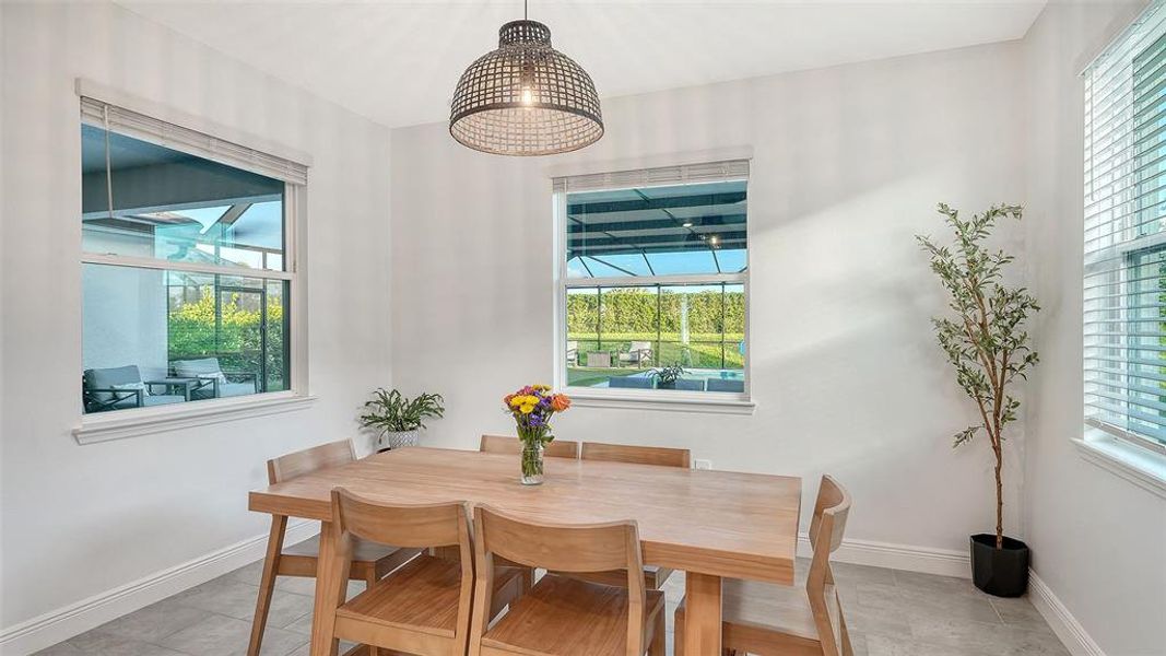 Furnished interior view inside a new home in Star Farms at Lakewood Ranch, Bradenton (Image 15).