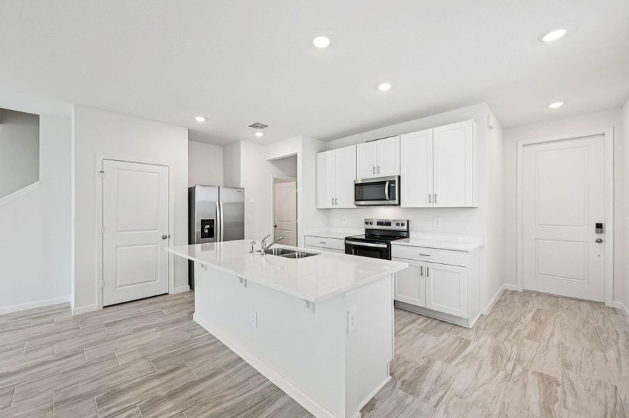 Furnished interior view inside a new home in Tidewater, Fort Pierce (Image 6). Furnished interior view inside a new home in Tidewater, Fort Pierce (Image 6).