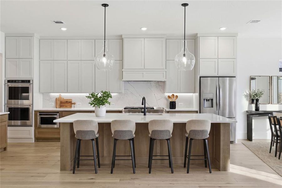 Furnished interior view inside a new home in The Grove, North Richland Hills (Image 6).