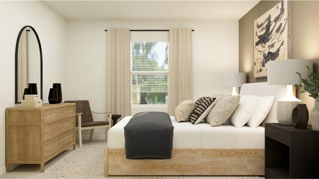 Furnished interior view inside a new home in , Eustis (Image 16).