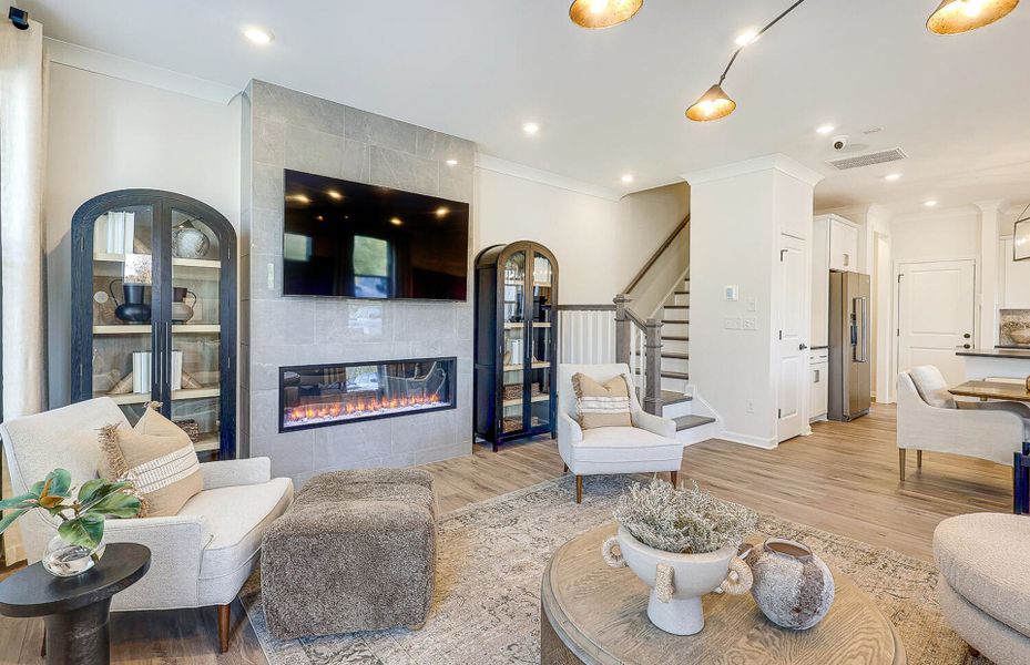 Furnished interior view inside a new home in Galloway Towns, Charlotte (Image 3).