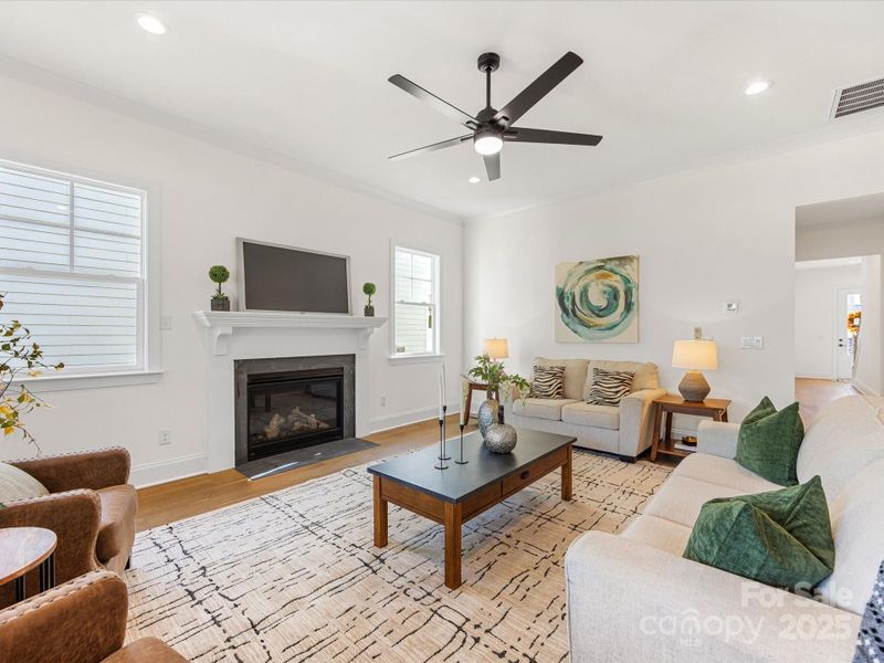 Furnished interior view inside a new home in Phillips Village, Matthews (Image 6).