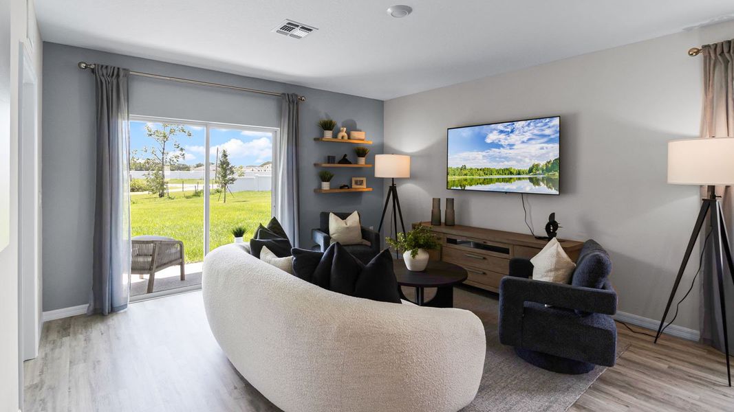 Furnished interior view inside a new home in Villamar, Winter Haven (Image 17).