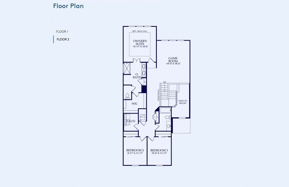 2D floor plan layout of this home in Wolf Ranch, Georgetown, TX (Image 5). 2D floor plan layout of this home in Wolf Ranch, Georgetown, TX (Image 5).