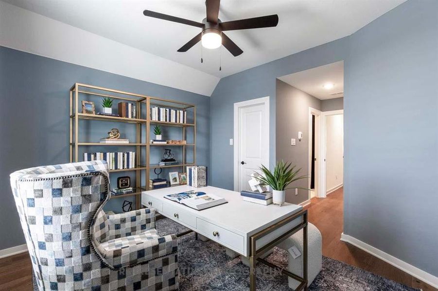 Furnished interior view inside a new home in Monterra, Fate (Image 30).