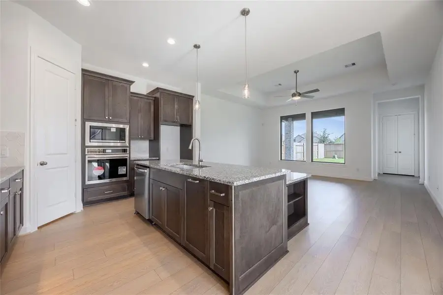 Open concept kitchen
