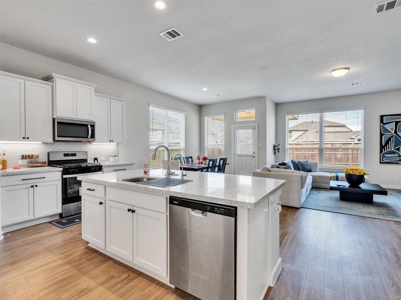 Furnished interior view inside a new home in Sunterra, Katy (Image 13). Furnished interior view inside a new home in Sunterra, Katy (Image 13).