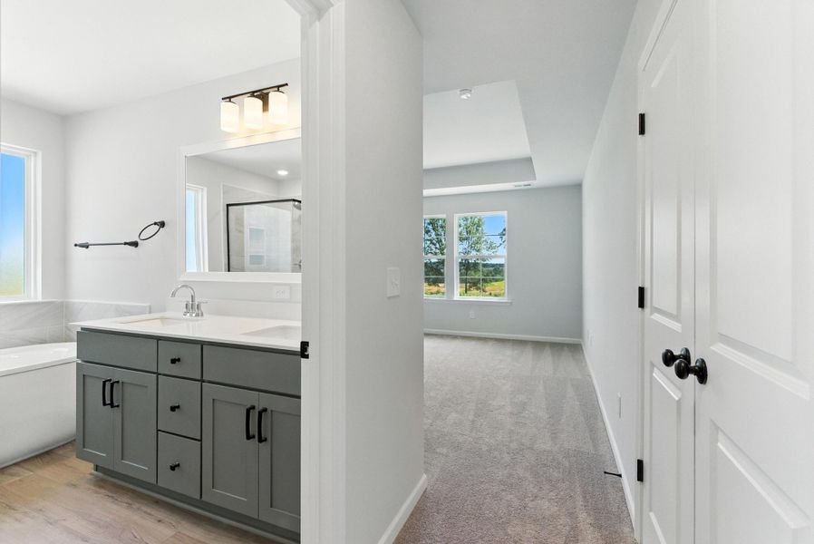 Furnished interior view inside a new home in , Summerville (Image 9).