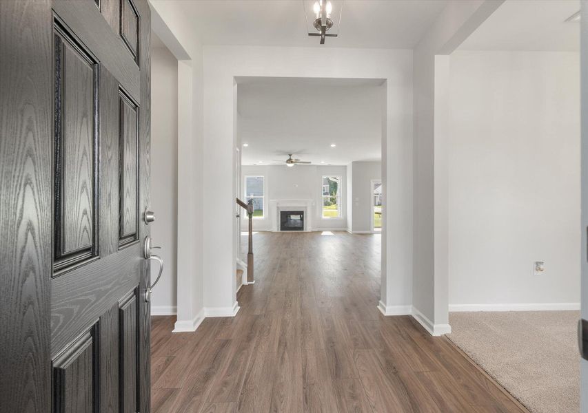 Spacious, unfurnished interior of a new home in Parker's Preserve, Ridgeville (Image 8). Spacious, unfurnished interior of a new home in Parker's Preserve, Ridgeville (Image 8).