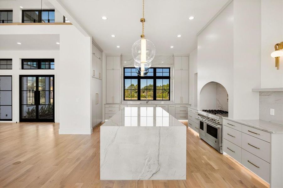 Furnished interior view inside a new home in , Heath (Image 18).