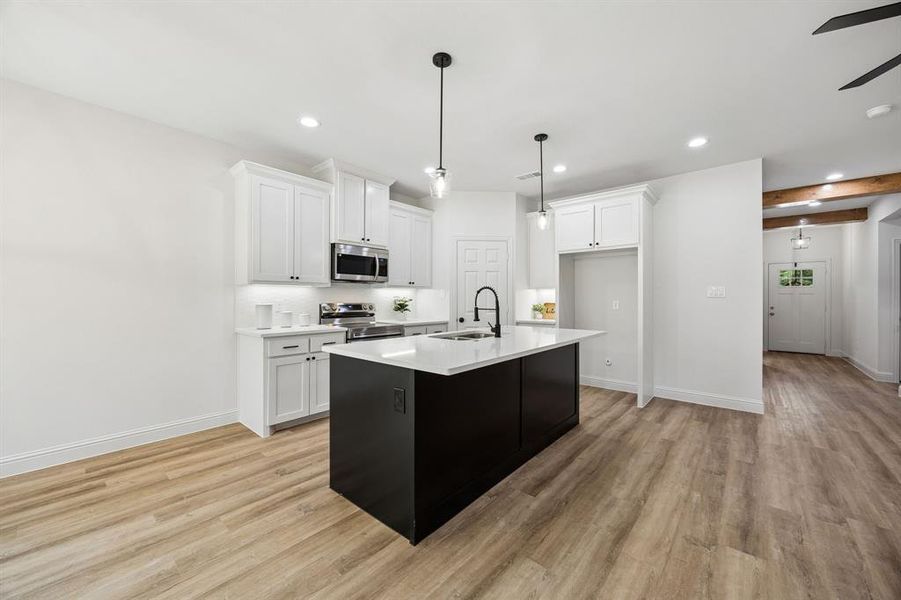 Large open floor plan