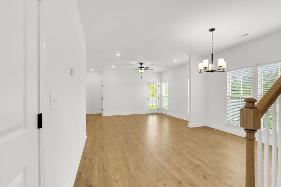 Representative unfurnished interior of a home built from the Titusville II by Regent Homes in Marlon's Creek, Spring Hill (Image 16).