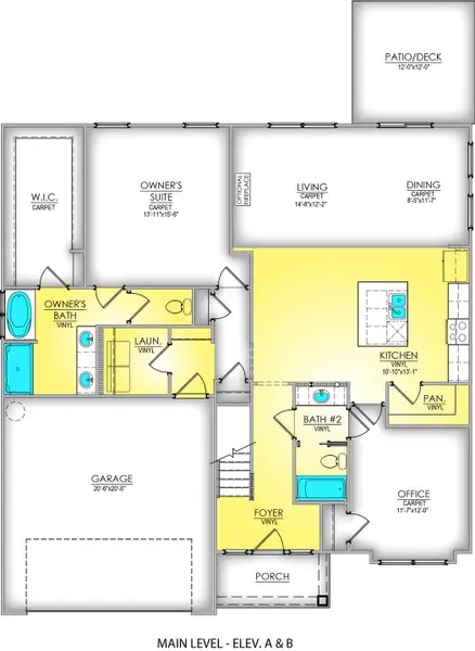 Main Level (A & B) Main Level (A & B)