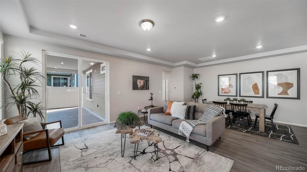 Furnished interior view inside a new home in , Aurora (Image 12).