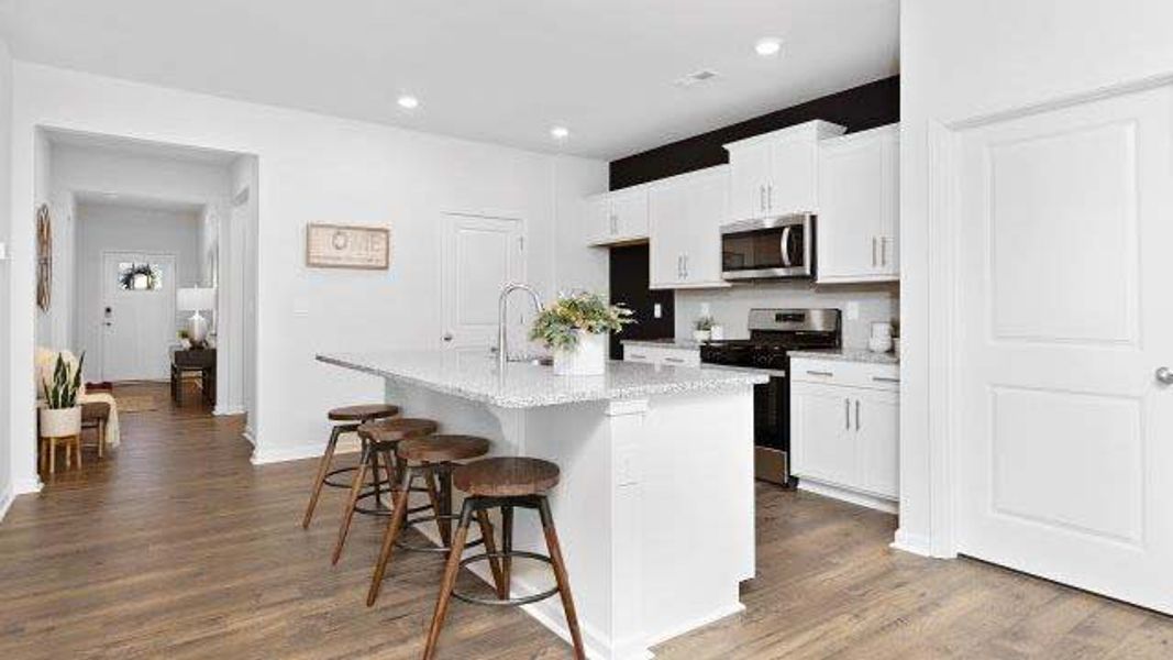Furnished interior view inside a new home in Clark Creek Landing, Lincolnton (Image 3).