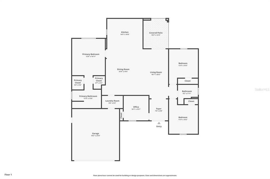 2D floor plan layout of this home in , Cape Coral, FL (Image 4).