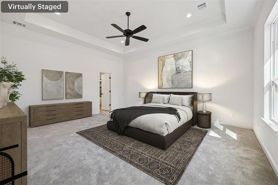 Furnished interior view inside a new home in , Azle (Image 13).