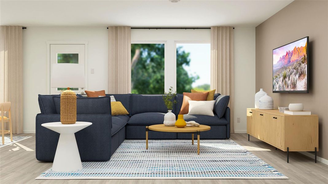 Furnished interior view inside a new home in Monarch Landing, Needville (Image 27).